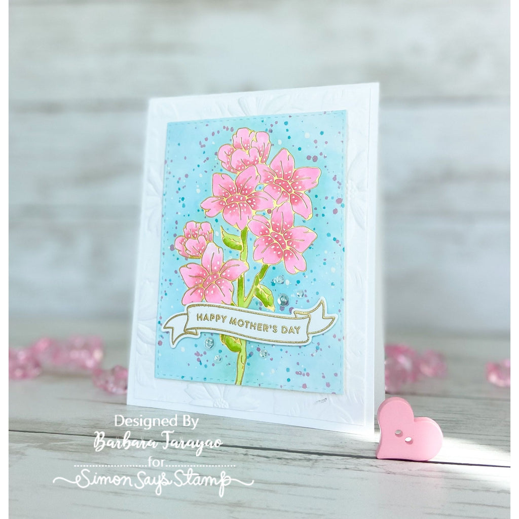 Simon Says Stamp Spring Florals Hot Foil Plate ssfp014 Floral Mother's Day Card | color-code:ALT04