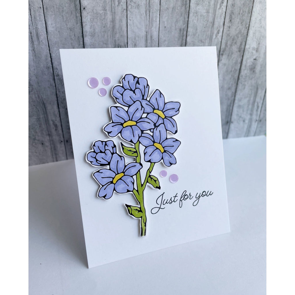 Simon Says Stamp Spring Florals Hot Foil Plate ssfp014 Floral For You Card | color-code:ALT07