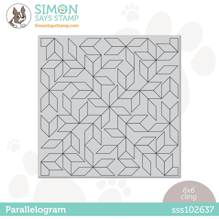 Simon Says Cling Stamps Parallelogram sss102637 Be Creative