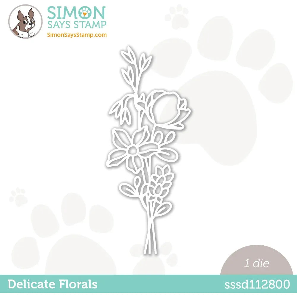 Simon Says Stamp Delicate Florals Wafer Die sssd112800 Beautiful Days