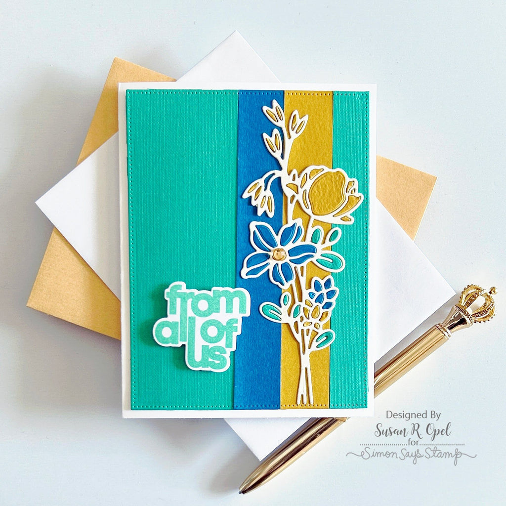 Simon Says Stamp Delicate Florals Wafer Die sssd112800  Delicate Florals Card | color-code:ALT01