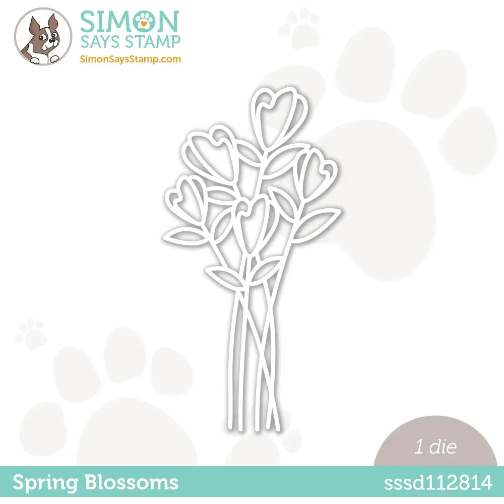 Simon Says Stamp Spring Blossoms Wafer Die sssd112814 Beautiful Days