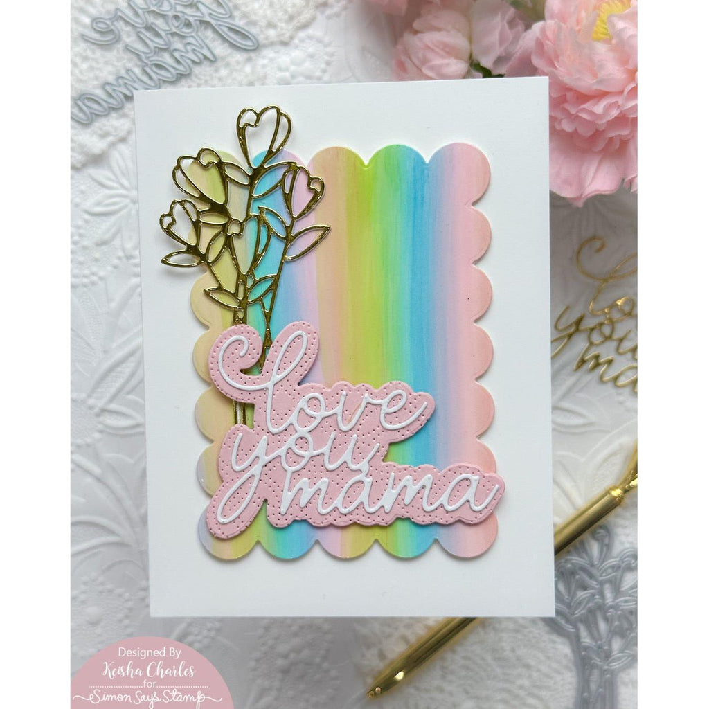 Simon Says Stamp Spring Blossoms Wafer Die sssd112814 Love You Mama Card | color-code:ALT06