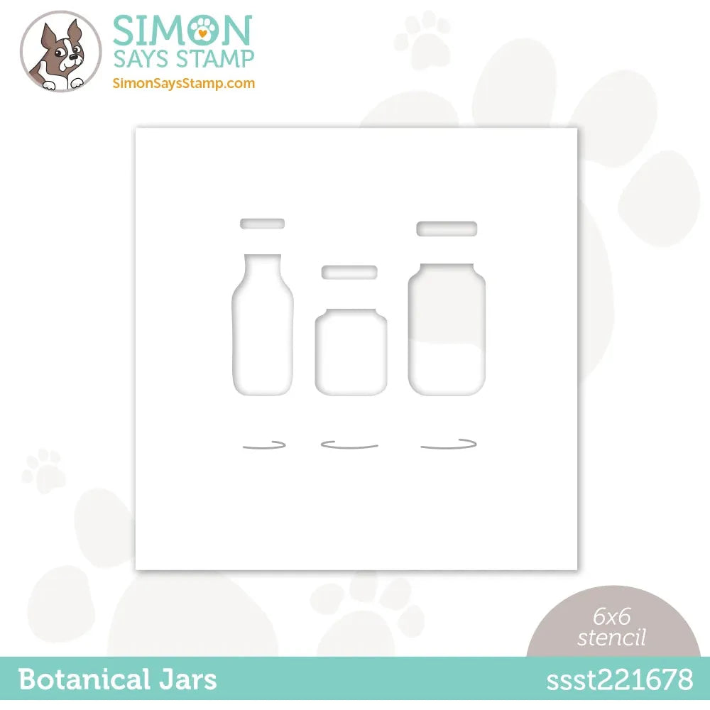 Simon Says Stamp Stencil Botanical Jars ssst221678 Beautiful Days