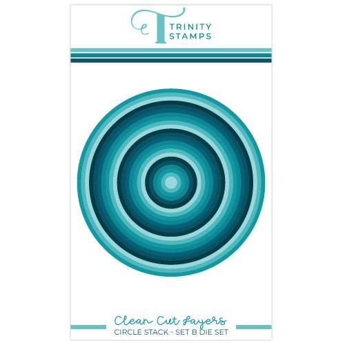 Trinity Stamps Clean Cut Layers Circles Set B Die Set tmd-214