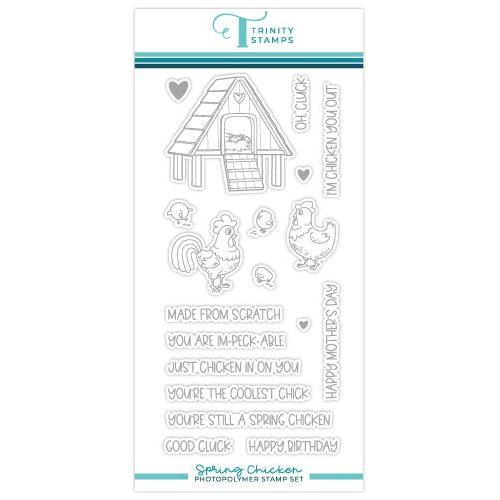 Trinity Stamps Spring Chicken Clear Stamp Set tps-234