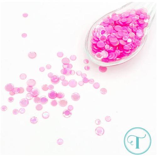 Trinity Stamps Fashion Doll Confetti Embellishment Box tsb-374 Hot Pink Barbie