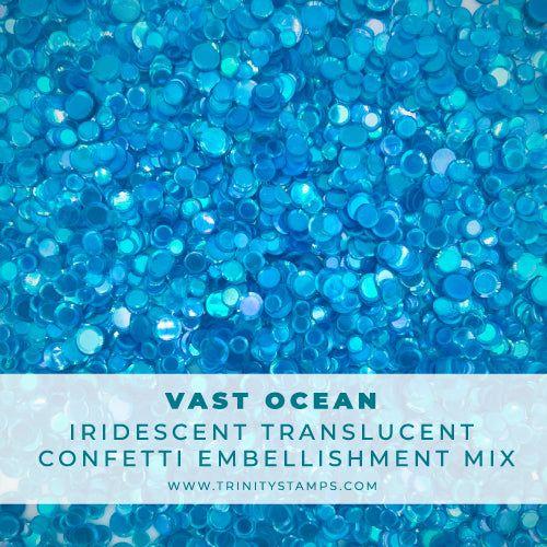 Trinity Stamps Vast Ocean Confetti Embellishment Box tsb-379